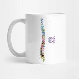 Spine with vertebra Mug